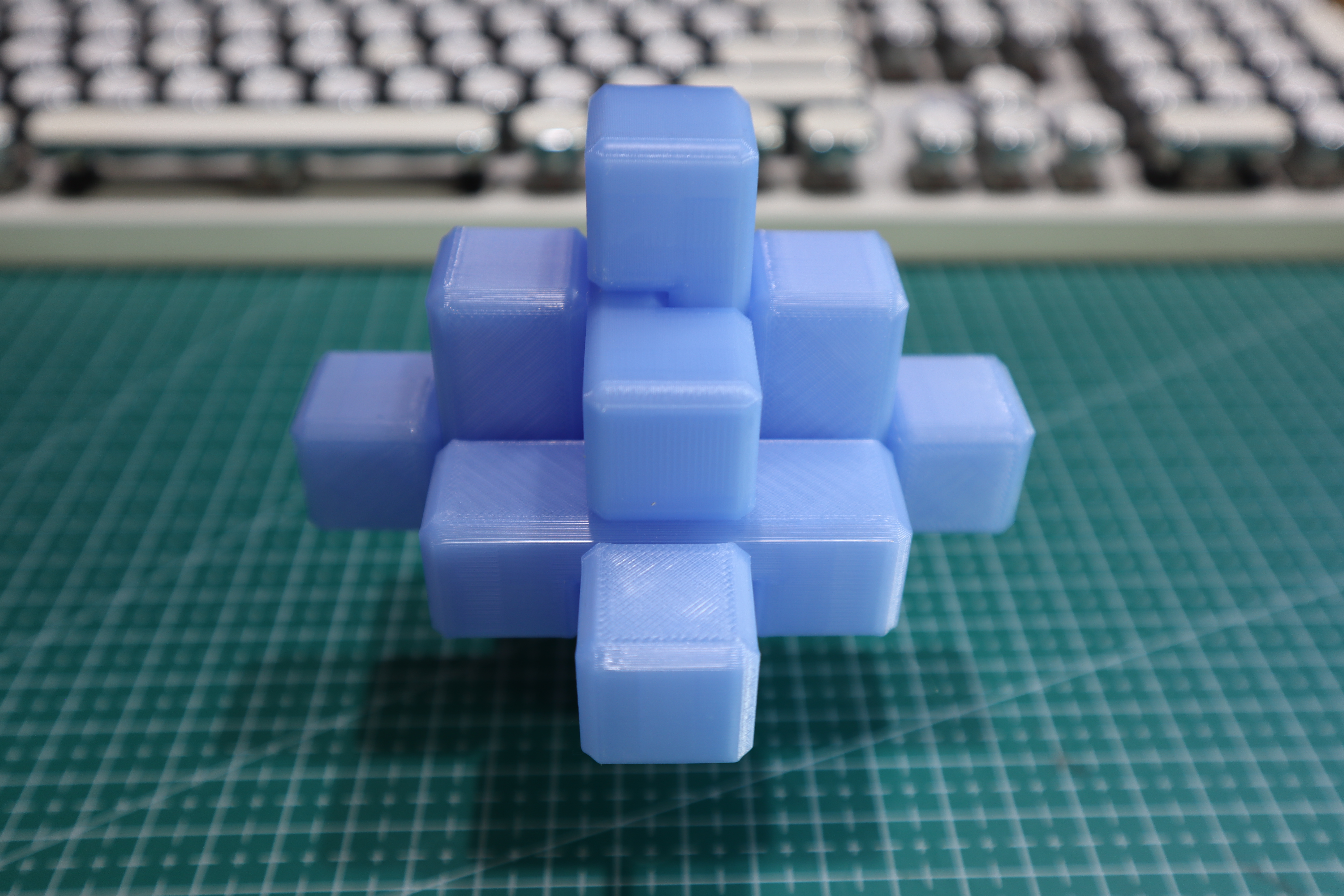Miniatura 3 do modelo 3D 鲁班锁（合集，10种）
