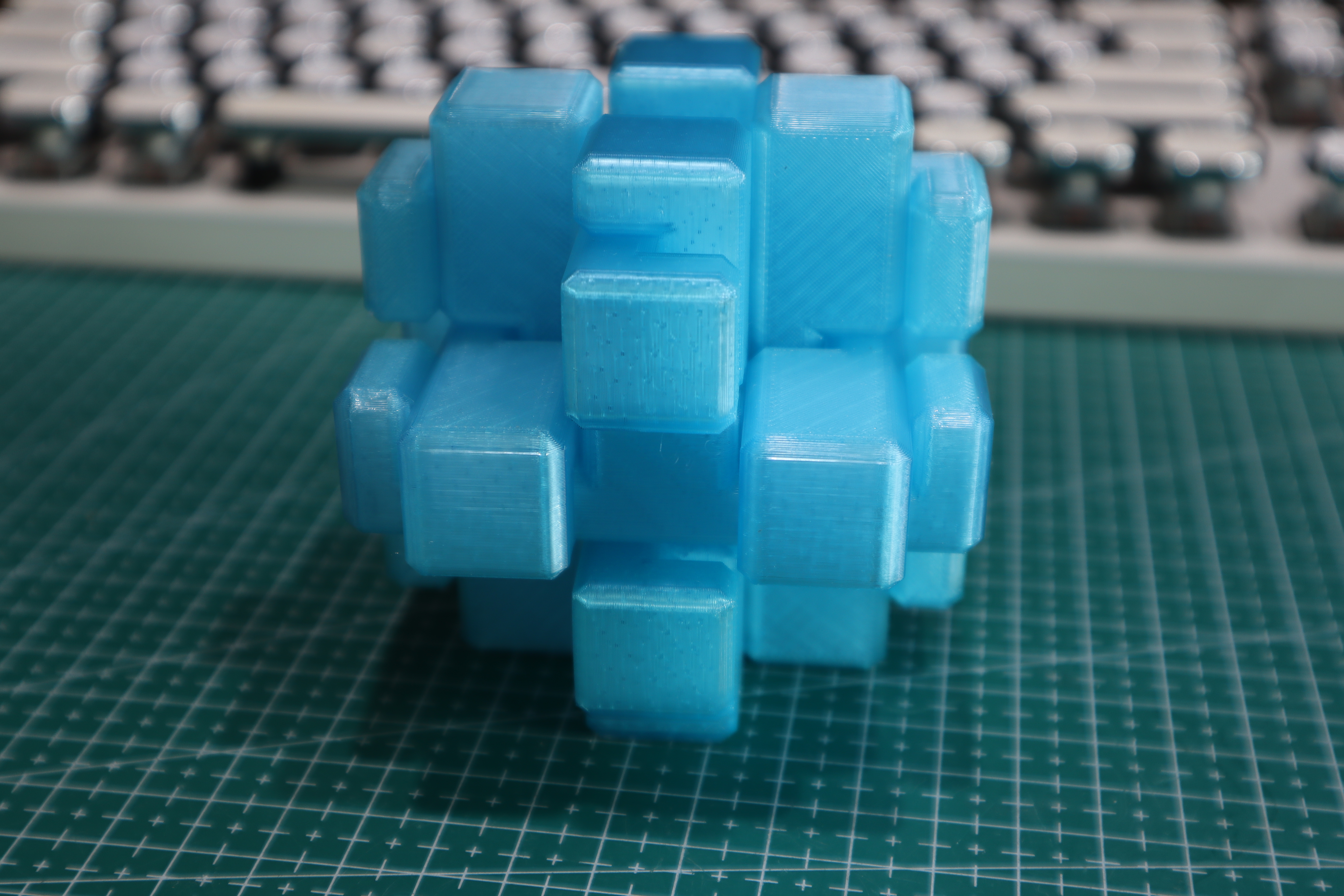 Miniatura 4 do modelo 3D 鲁班锁（合集，10种）