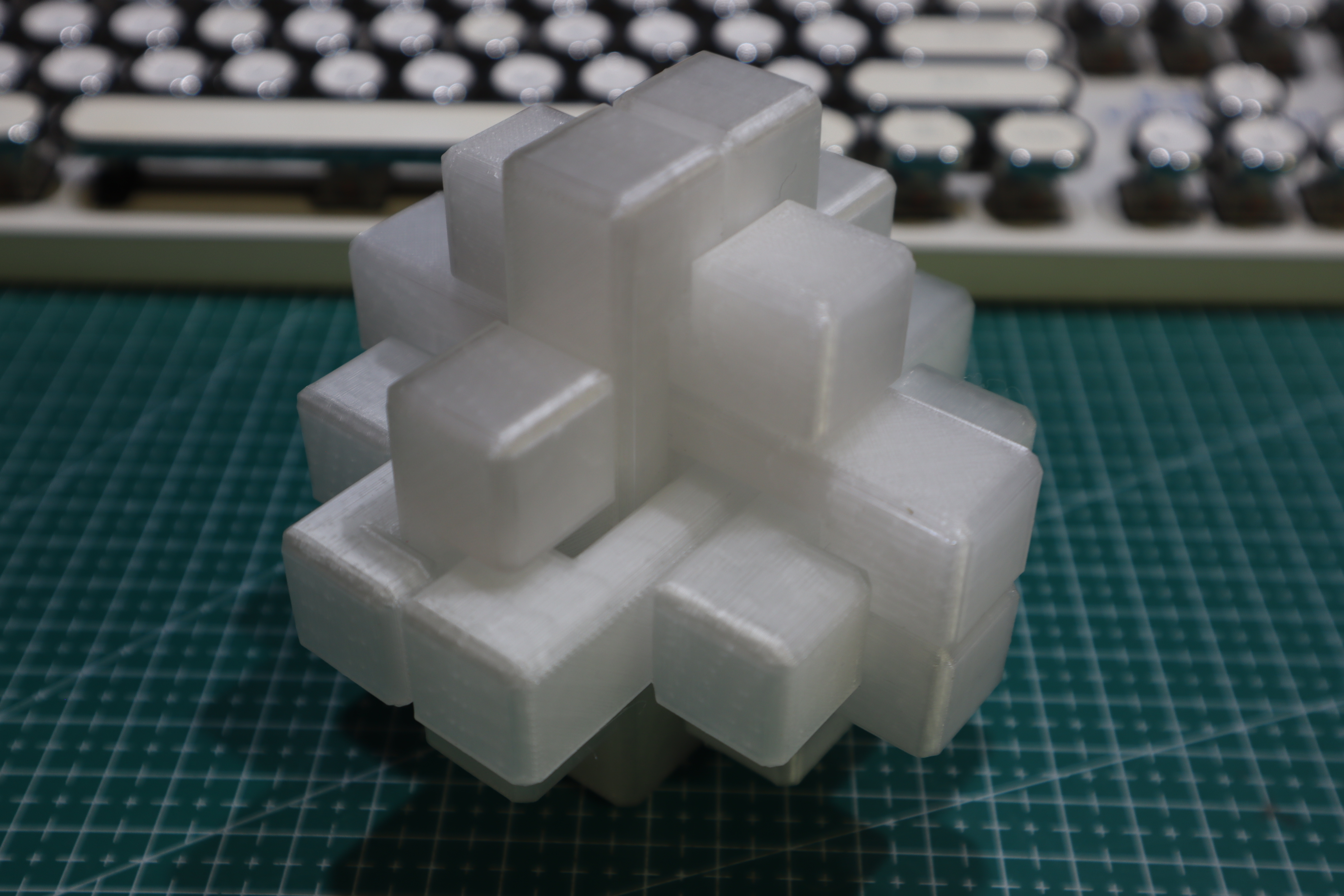 Miniatura 5 do modelo 3D 鲁班锁（合集，10种）