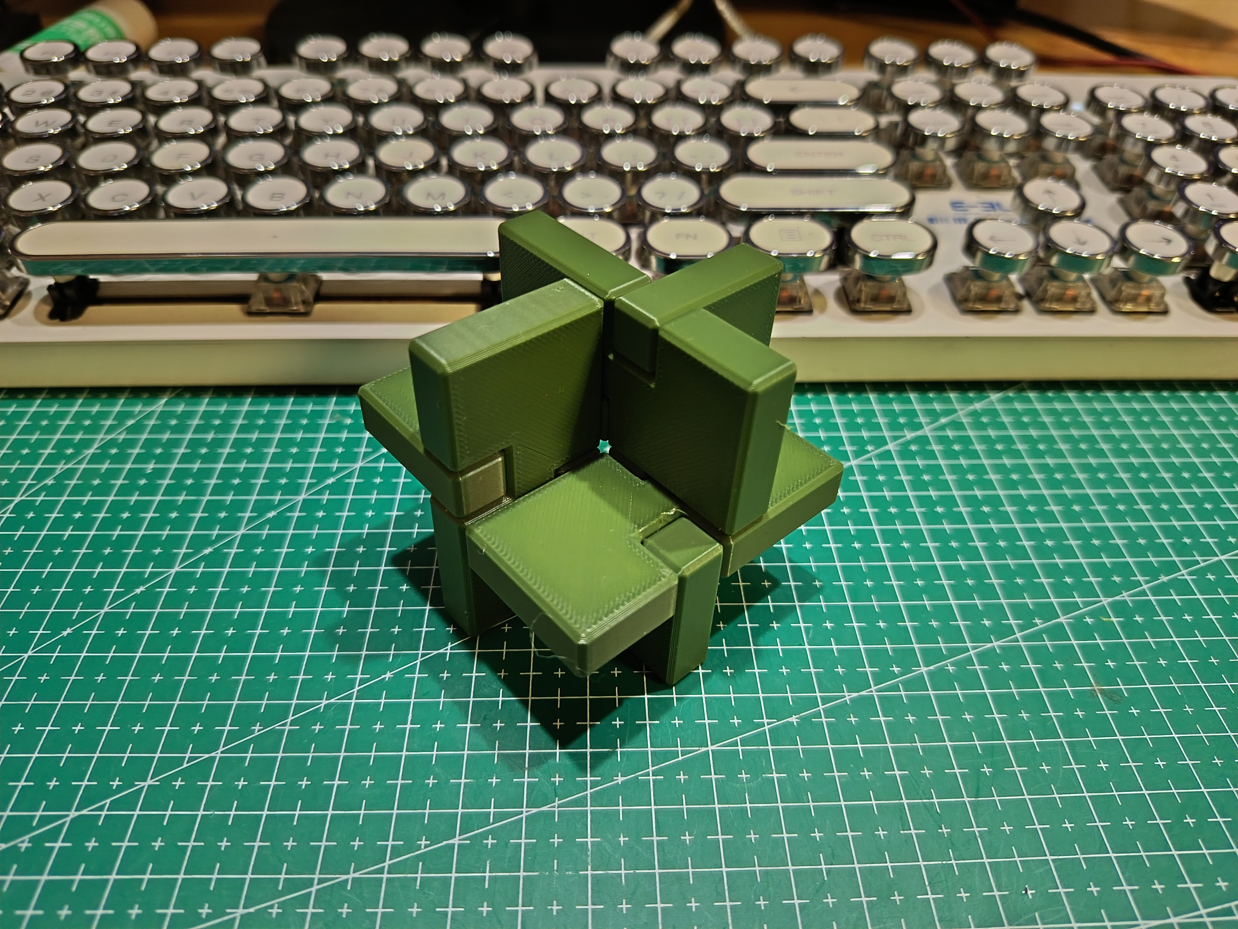 Miniatura 8 do modelo 3D 鲁班锁（合集，10种）
