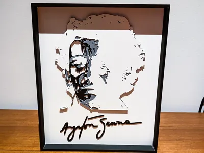 Ayrton Senna Picture Frame