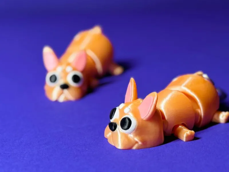 Funny Flexi French Bulldog – Articulated 3D  