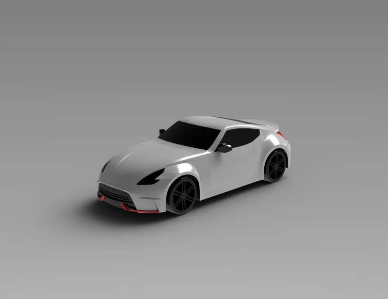 Print In Place Nissan 370Z Nismo [Moving Wheels]