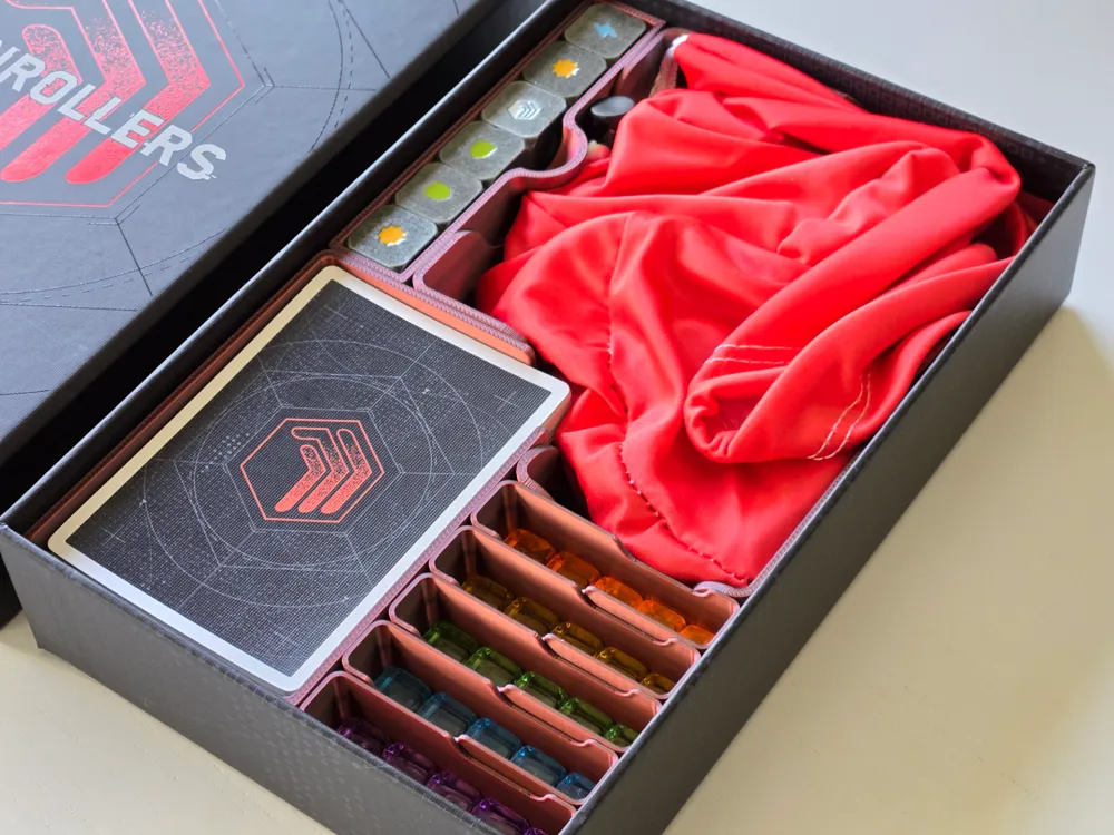 Moonrollers w/extra dice - Organizer Insert by BoardGameMeta - MakerWorld