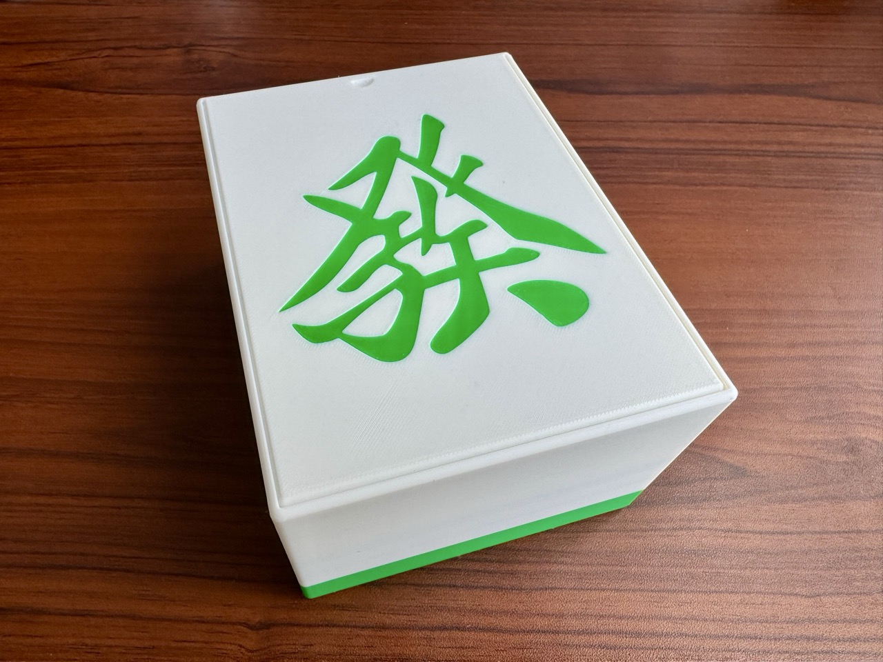 Miniatura 1 do modelo 3D 麻将 凹字 迷你/标准尺寸(含收纳盒 花牌  骰子)