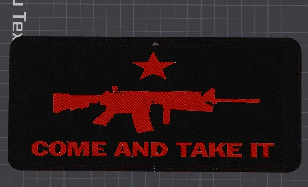 Come and take it sign 