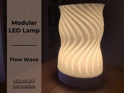 Modular LED Lamp – Flow Wave