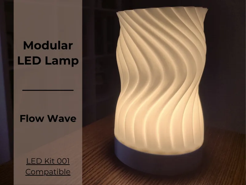 Modular LED Lamp – Flow Wave