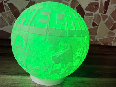 Minecraft Moon Lamp