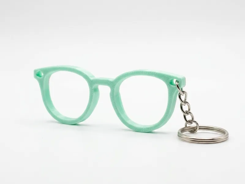 Glasses Keychain - Only 15 Minute Print!