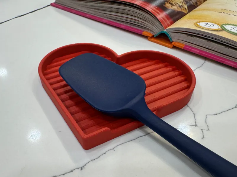 Heart Shaped Spoon Rest