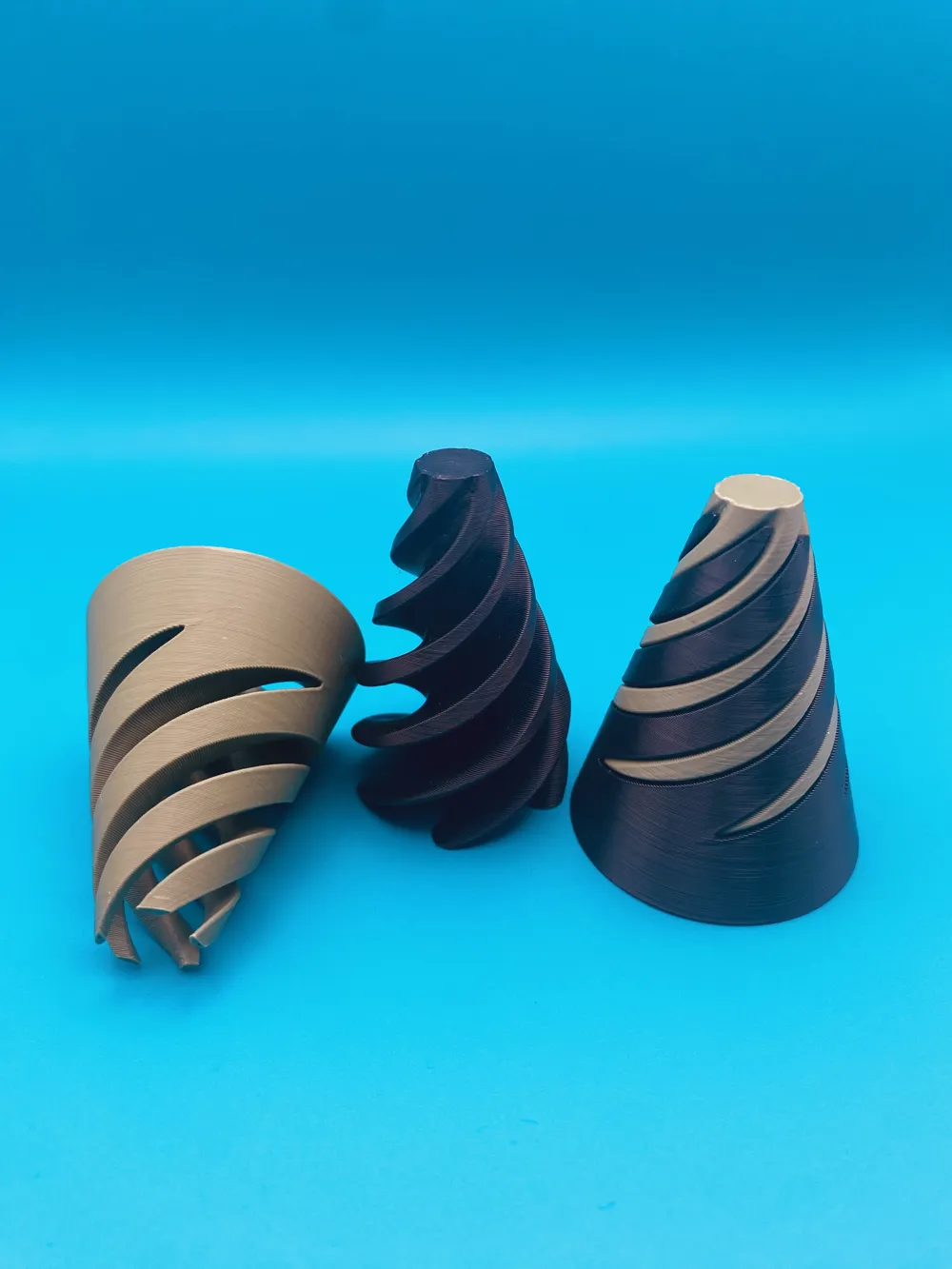 Spiral Cone Fidget – Fast Print - Free 3D Print Model - MakerWorld