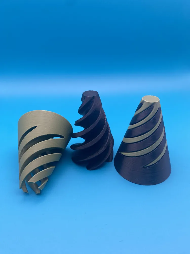 Spiral Cone Fidget – Fast Print - Free 3D Print Model - MakerWorld