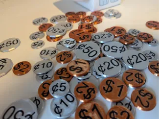 Aussie toy coins