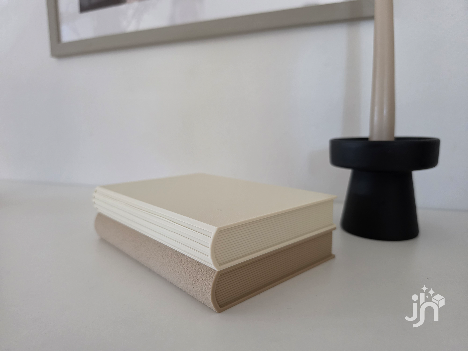 Dekobuch – versteckte Box im Japandi-Stil - 1
