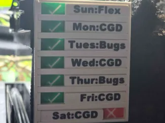 Sliding Checklist/ Feeding reminder