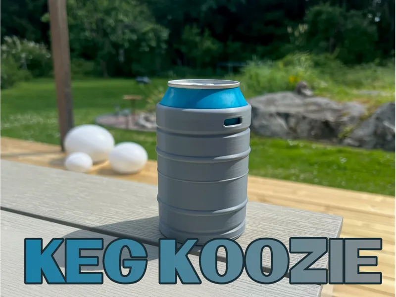 Beer keg koozie