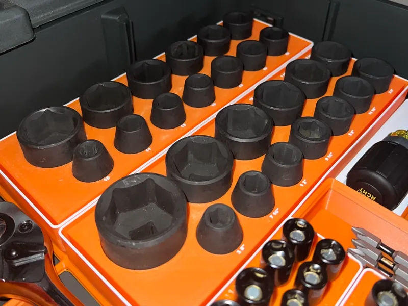 Pittsburgh Harbor Freight SAE Impact Socket Set