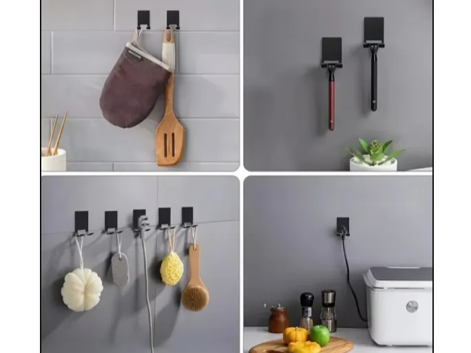 Sleek Minimalist Bathroom Razor Mount