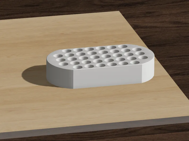 Oval Perfume Tester Holder with 36 Holes