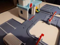 Verbindung zwischen Klink und Parkplatz