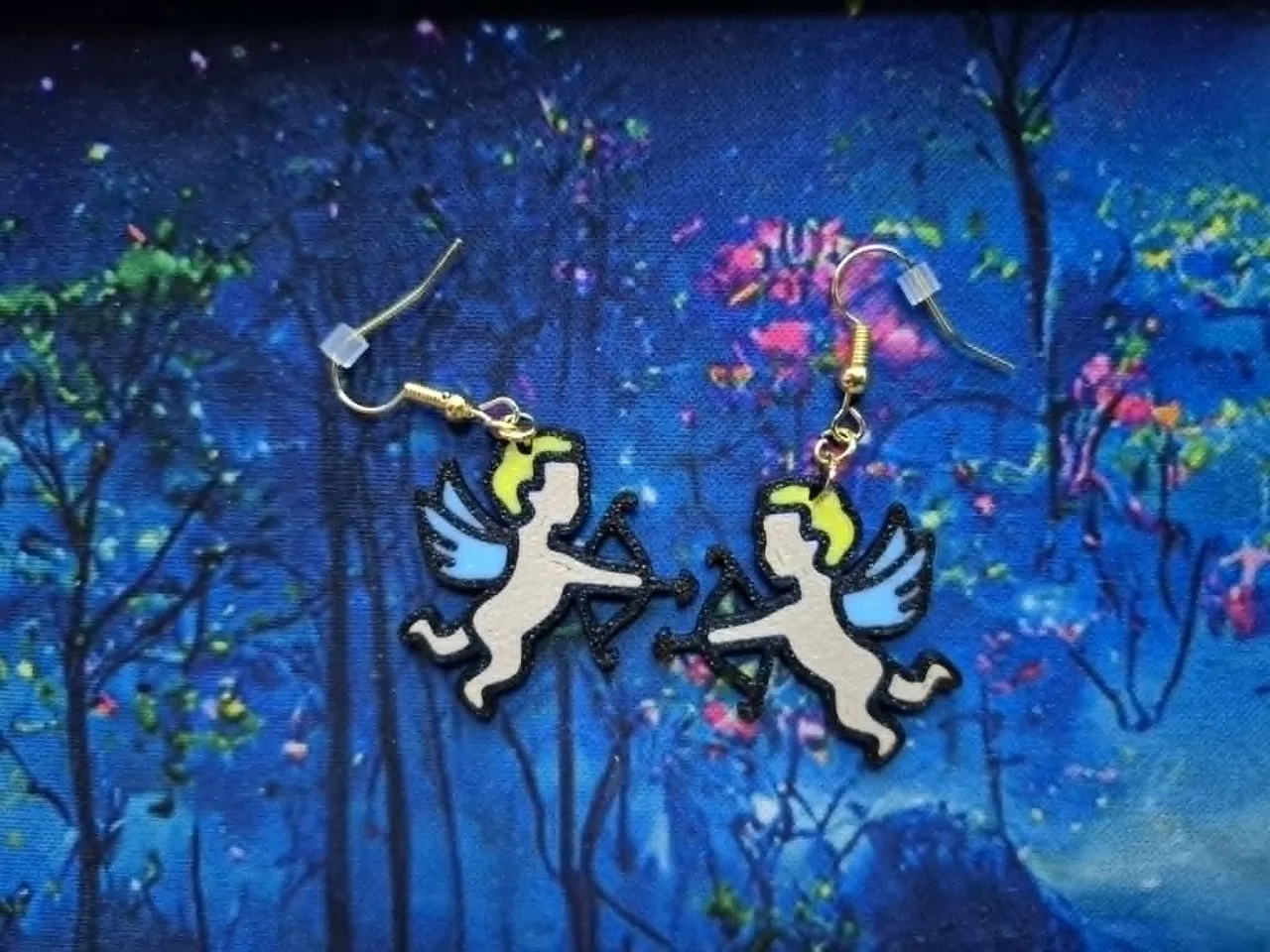 Baby Cupid Earrings view 2