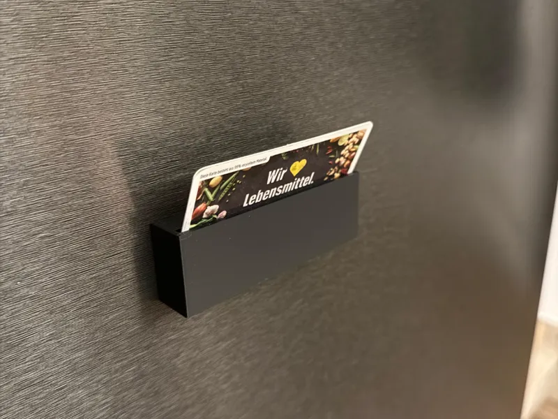 magnetischer Kartenhalter für den Spind