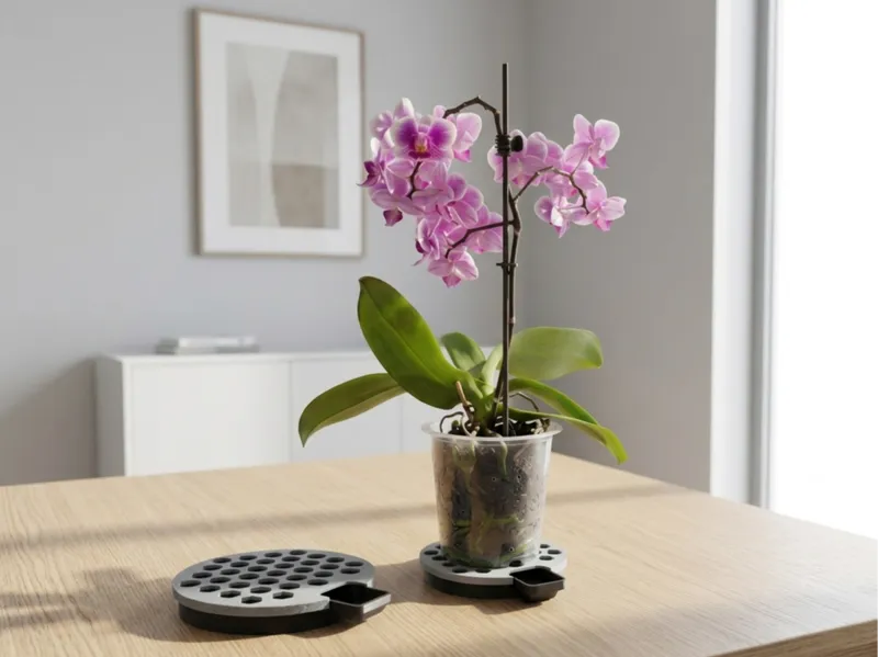 Minimalist Self-Watering Plant Base