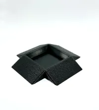 PETG 50x50mm 0.2mm layer, 2 walls, 15% infill
