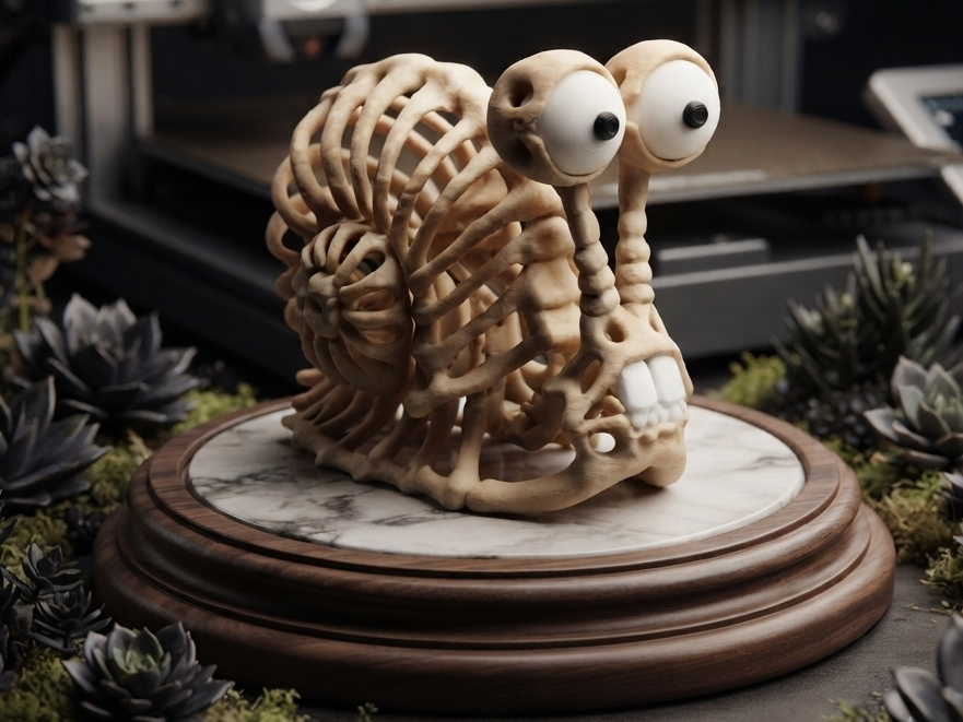 Skelett-Schnecke