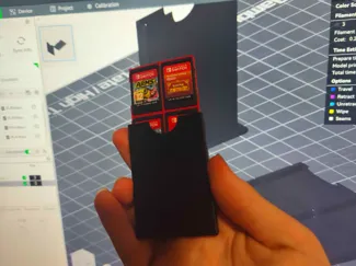 Game cartridge storage