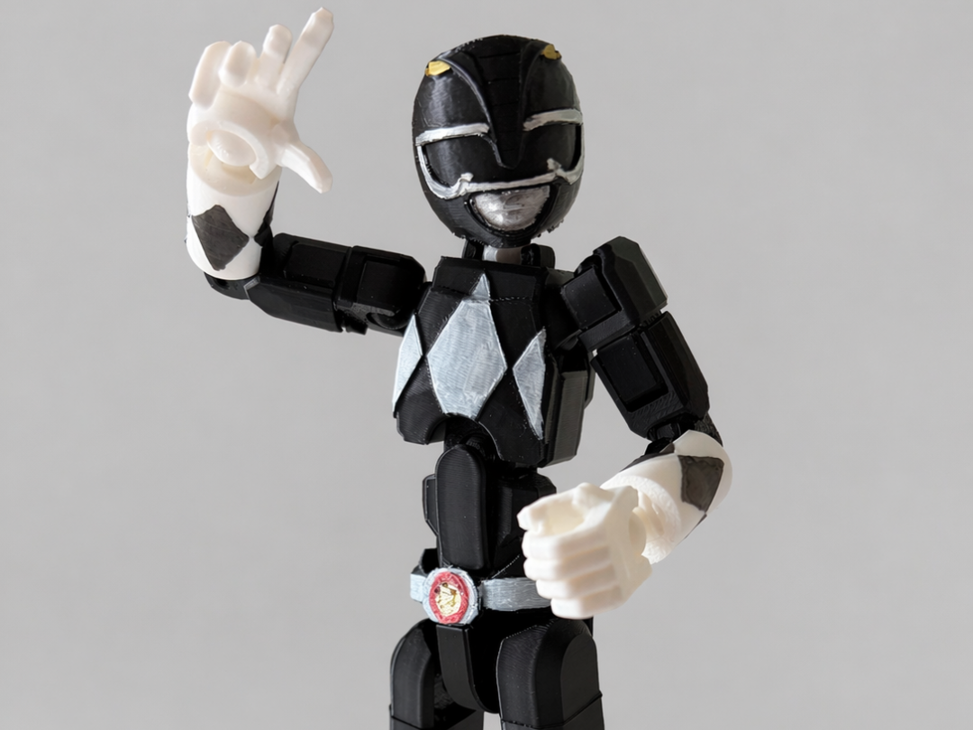 Power Rangers Dummy 13 Black Ranger