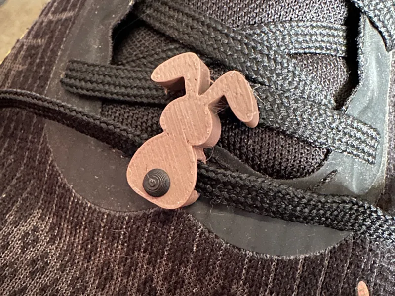 Bunny Shoes lace charm