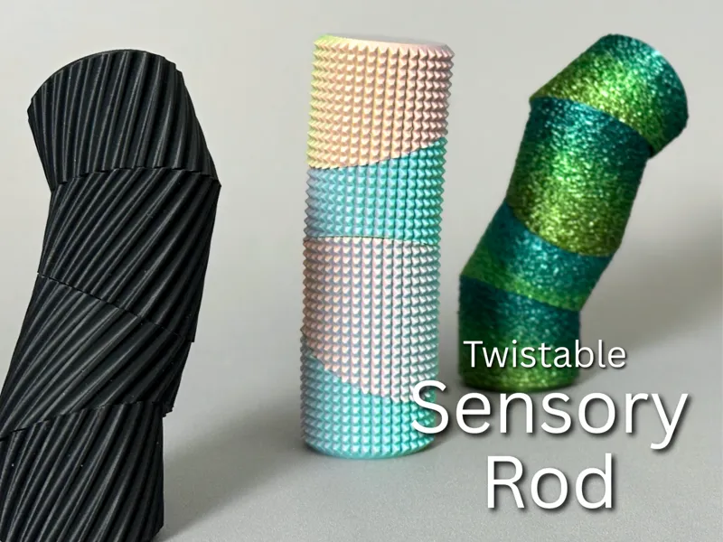 Twistable Sensory Fidget Rod - Snap Together
