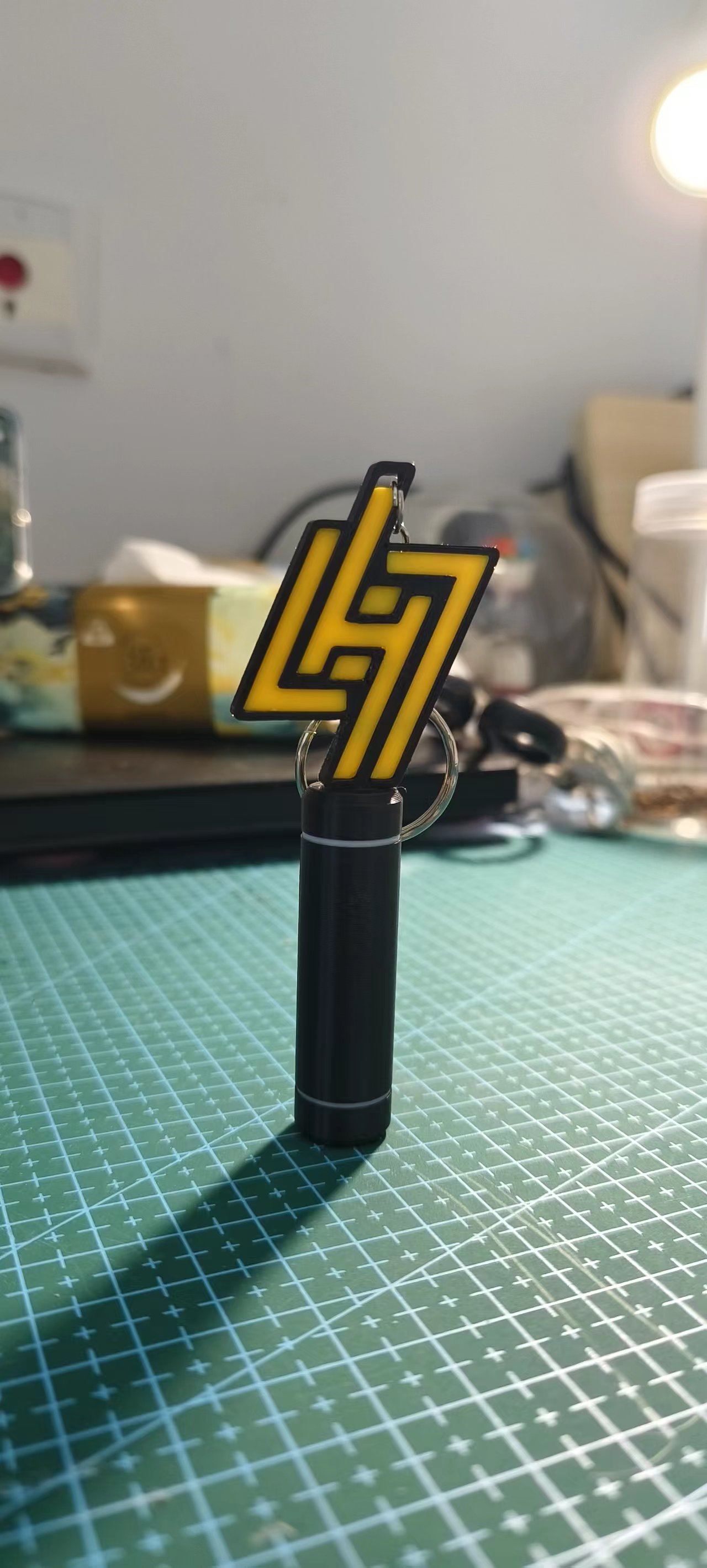 Miniatura 5 do modelo 3D 鹿晗应援钥匙链