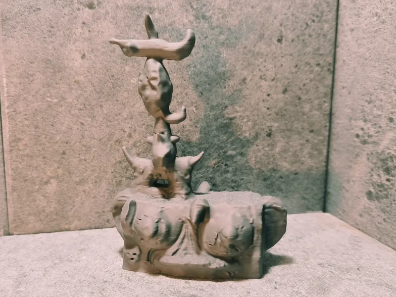 Jean Miró und Artigas - Skulptur