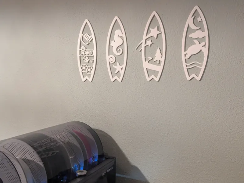 Surfboard Wall Art - Home Decoration - Wall Deco