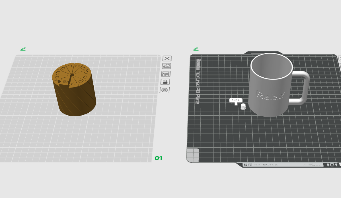 Miniatura 3 do modelo 3D 恶作剧解压咖啡杯