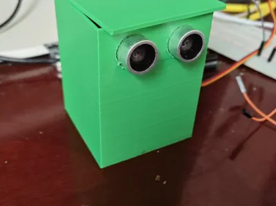 Automatic Flip-Lid Trash Can