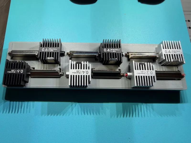 A1 & A1 Mini 6 x Hot Ends Storage Tray