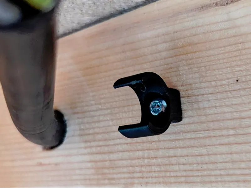 13mm Cable Wall Mount | Countersunk Screw Clip