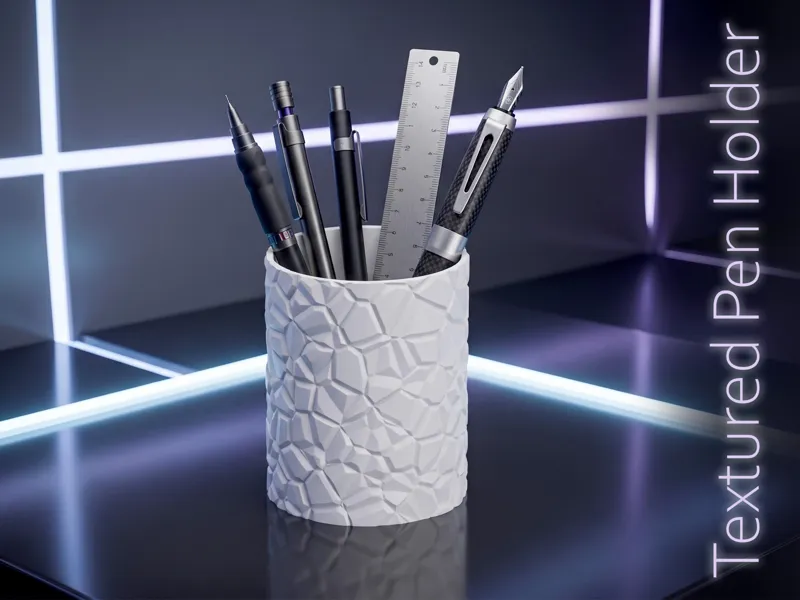 Textured Pencil Holder