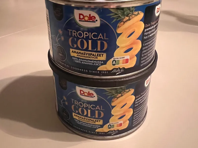 Dole Pineapple Tin Can Stacker