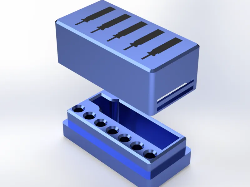 CR425 Battery Case – 7 Cells + USB Charger Slot