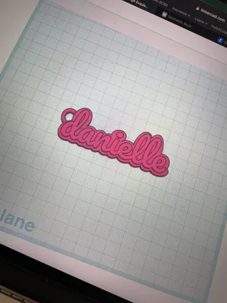 DANIELLE keychain