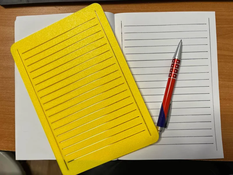 A5 template - lines and margins for A5 notebooks.