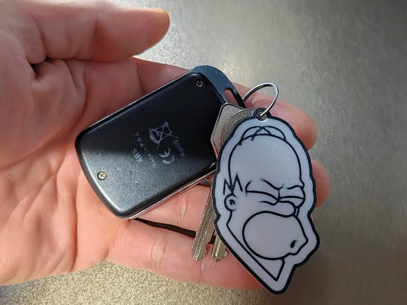 Keychain Homer Simpson