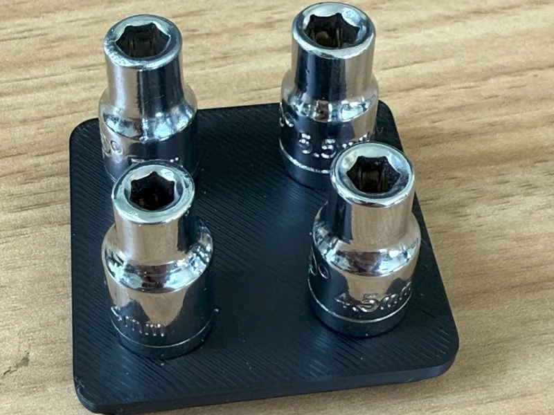 Gridfinity Socket Holder (Individual Tray)