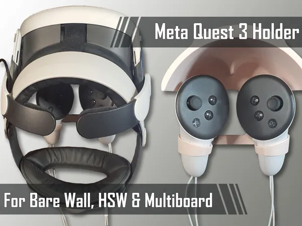 Support mural pour casque Meta Quest 3