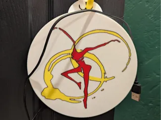 DMB Fire Dancer Light Box Chain Necklace